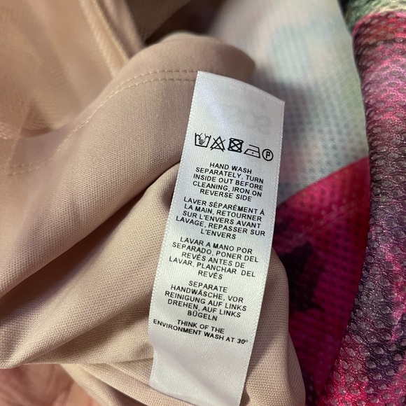 ASOS Bonded Mesh Bandeau Floral Midi Prom Dress NWT - Picture 8 of 9